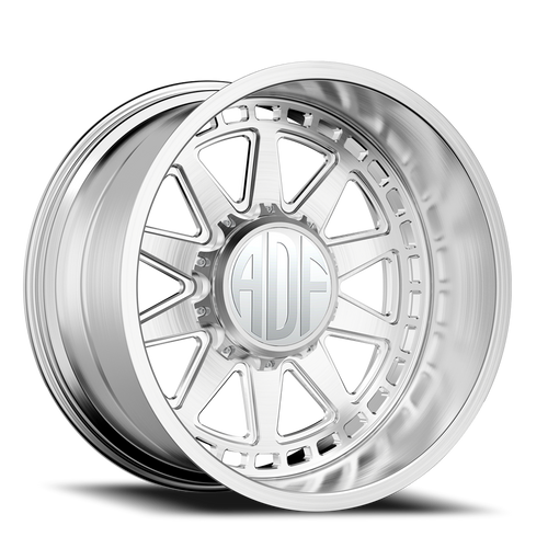 Adf Taladega Dually Wheel 22x12 8x200 Brushed -40mm - FREE T-SHIRT INCLUDED! | S302BR221225-40