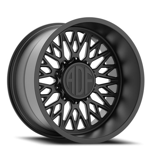 Adf Techno Mesh Dually Wheel 24x12 8x200 Satin Black -40mm - FREE T-SHIRT INCLUDED! - MINIMUM PURCHASE OF 4 WHEELS | S303SB241225-40