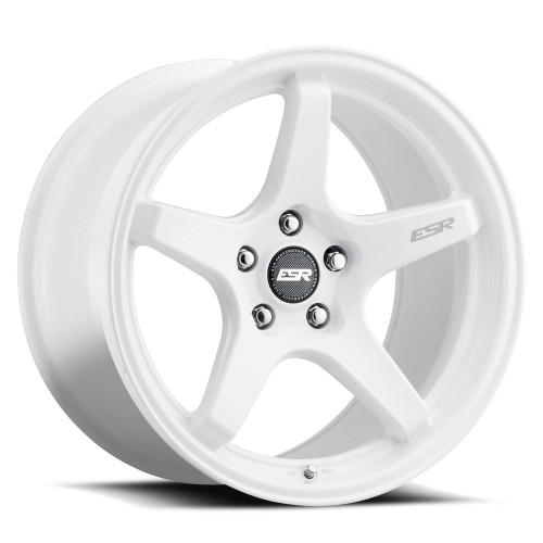 Esr Apx5 Wheels Rims 18x9.5 Blank Custom Drilled Gloss White 22mm | 89511122 APX5CWHT