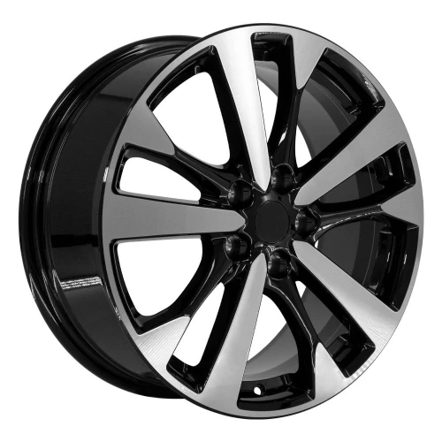 Oe Ns30 Wheels Rims 18x7.5 5x114.3 Black Machined 55mm | NS30-18075-5450-55MB
