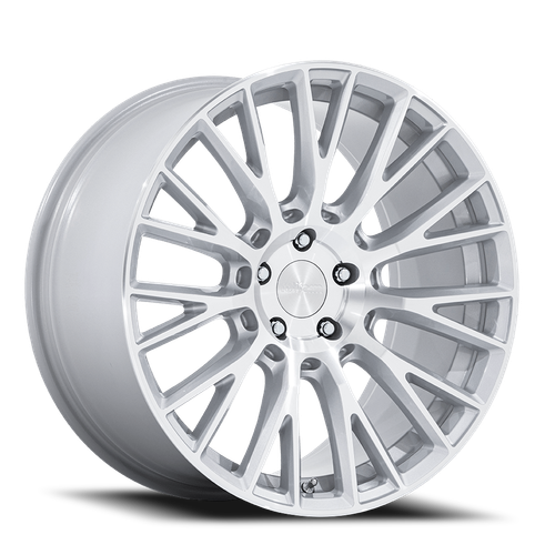 Rotiform Rc201 Lse Wheel 20x8.5 5x112 Gloss Silver w/ Machined Face 40mm - FREE T-SHIRT INCLUDED! | RC201SD20855740