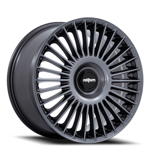 Rotiform Rc202 Grz Wheel 22x10 5x120 & 5x130 Matte Anthracite 30mm - FREE T-SHIRT INCLUDED! | RC202AX22105J30