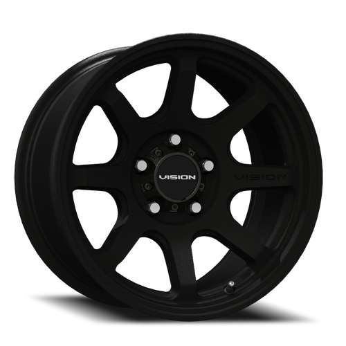Vision 351 Flow Wheel 17x8.5 5x127 Satin Black 10mm | 351-7873SB10