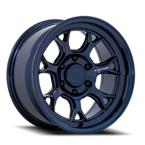 Black Rhino Br017 Etosha Wheel 17x8.5 6x139.7 Gloss Midnight Blue -10mm - FREE T-SHIRT INCLUDED! | BR017LX17856810N