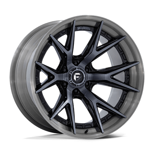 Fuel Fc402 Catalyst Wheels Rims 20x9 6x135 Gloss Black With Brushed Gray Tint Face & Lip 20mm | FC402BT20906320