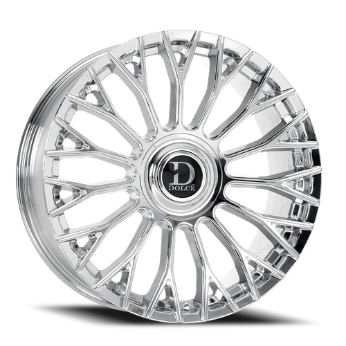 Dolce Luxury Roma Wheel 22x10.5 5x112 & 5x114.3 Chrome 40mm - FREE T-SHIRT INCLUDED! | ROMA-2210512C