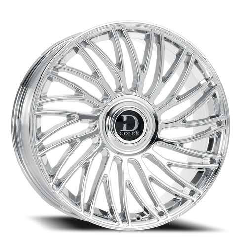 Dolce Luxury Sesto Wheel 22x9.5 6x135 & 6x139.7 Chrome 18mm - FREE T-SHIRT INCLUDED! | SESTO-229536C18