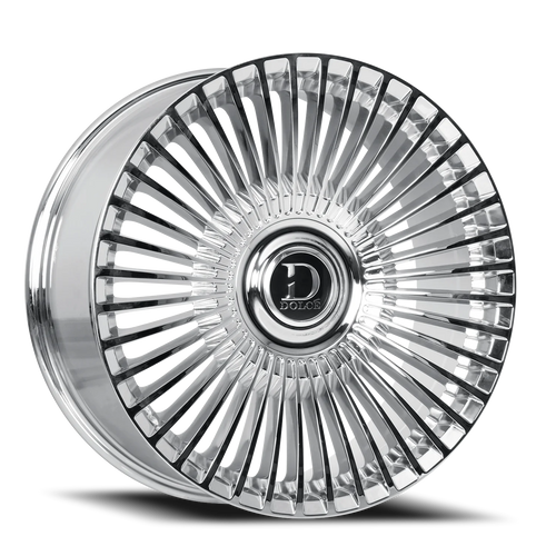 Dolce Luxury Trento Wheel 22x9.5 6x135 & 6x139.7 Chrome 35mm - FREE T-SHIRT INCLUDED! | TRENTO-229536C