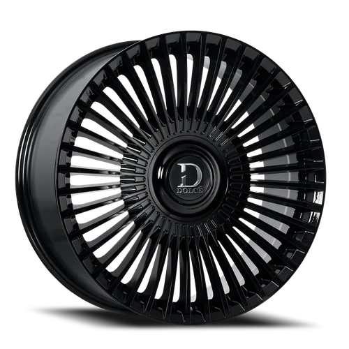 Dolce Luxury Trento Wheel 22x9.5 6x135 & 6x139.7 Gloss Black 18mm - FREE T-SHIRT INCLUDED! | TRENTO-229536GB18
