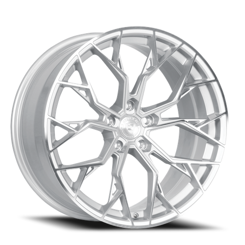 DOORBUSTER PRICING! - Dolce Performance Aria Wheel 20x8.5 5x120 Gloss Silver Machined 28mm - FREE T-SHIRT INCLUDED! | ARIA-28545GSF