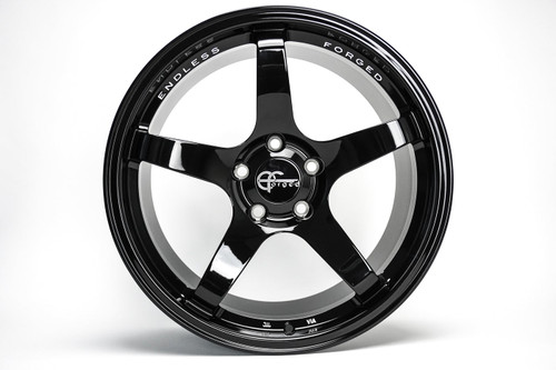 Endless Forged F01 Wheels Rims 18x9.5 5x120 Gloss Black 22mm | F01-89512-22-MBK
