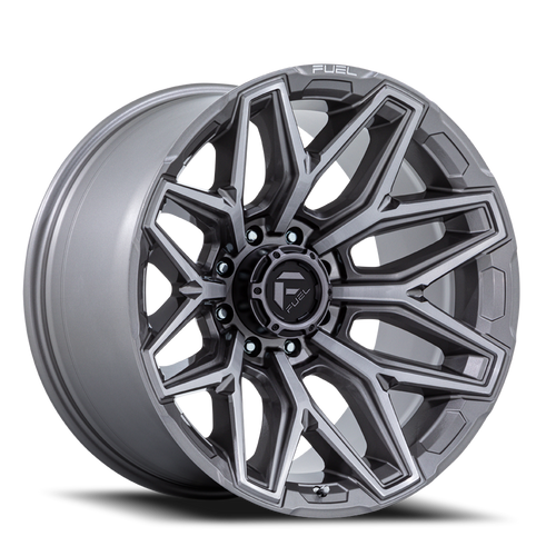 Fuel Flux Wheel 20x10 8x180 Platinum -18mm - FREE T-SHIRT INCLUDED! | FC854AX20108818N