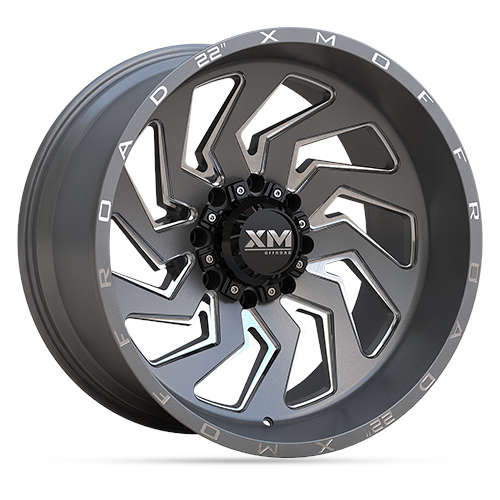 Xm Offroad Xm-353 Wheels Rims 22x12 6x135 6x139.7 Semi Matte Gunmetal -44mm | XM35322126135613944108SSMGM