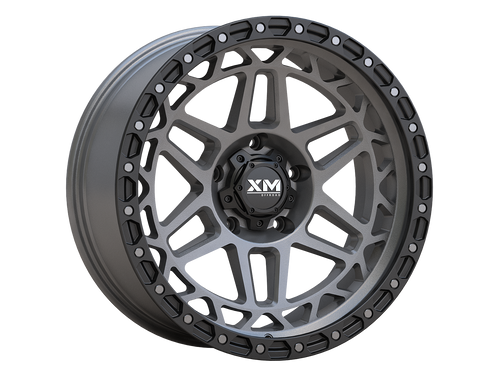 XM Offroad Xm-700 17x9 5x127 Semi Gunmetal Black 0mm Wheels