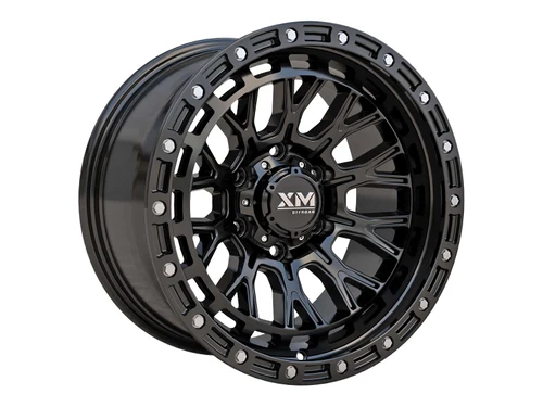 Xm Offroad Xm-702 Wheels Rims 17x9 6x139.7 Gloss Black 0mm | XM7021796139701062GB