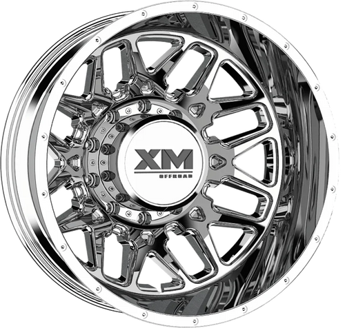 Xm Offroad Dually Xm-900 Wheels Rims 24x8.25 8x165.1 Chrome -221mm