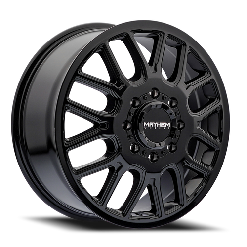DOORBUSTER PRICING! - Mayhem Cogent Dually Wheel 17x6.5 8x200 Gloss Black 125mm | 8107D-7677BF