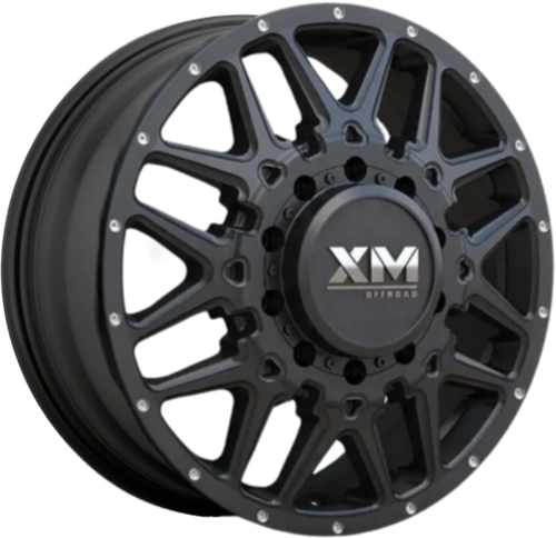 Xm Offroad Dually Xm-900 Wheels Rims 22x8.25 10x225 Matte Black 105mm