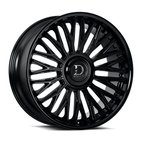 DOLCE LUXURY Lusso Wheels Rims 24x10 Blank Custom Drilled Gloss Black 35mm | LUSSO-241000GB