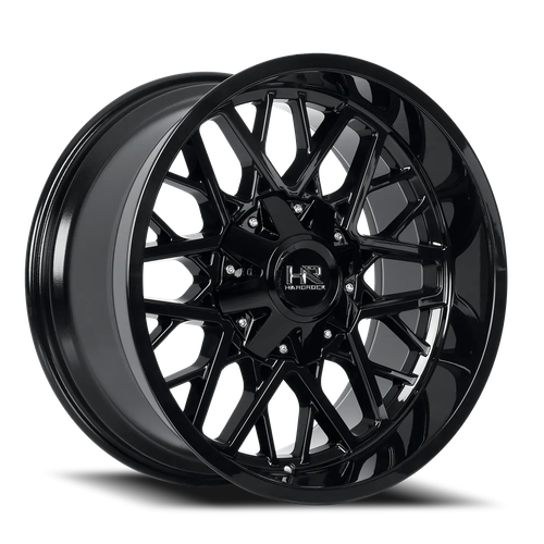 Hardrock Offroad H714 Bomber Wheel 20x10 6x135 & 6x139.7 Gloss Black -19mm | H714-201037119GB