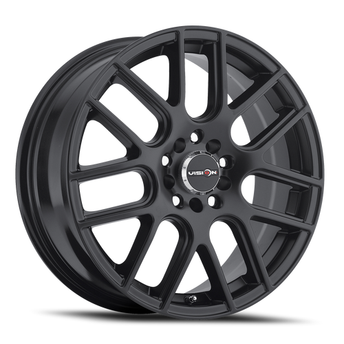 Vision Cross 426 Wheel 16x7 5x114.3 & 5x120 Matte Black 38mm | 426H6721MB38