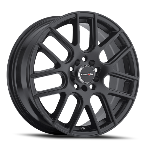 Vision Cross 426 Wheel 14x5.5 5x100 & 5x114.3 Matte Black 38mm | 426H4518MB38