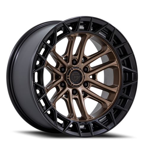 Fuel Fc874 Celsius Wheel 17x9 6x139.7 Matte Bronze w/ Matte Black Lip 1mm - FREE T-SHIRT INCLUDED! | FC874ZB17906801