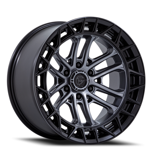 Fuel Fc874 Celsius Wheel 20x10 6x135 Matte Gunmetal w/ Matte Black Lip -18mm - FREE T-SHIRT INCLUDED! | FC874AB20106318N
