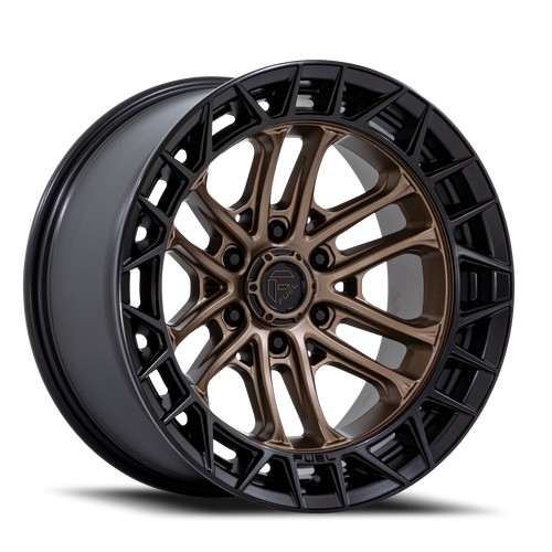 Fuel Fc874 Celsius Wheel 20x10 6x139.7 Matte Bronze w/ Matte Black Lip -18mm - FREE T-SHIRT INCLUDED! | FC874ZB20106818N