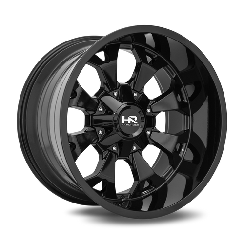 Hardrock Offroad Devastator Wheels Rims 20x9 8x165.1 Gloss Black 0mm | H711-209081000GB