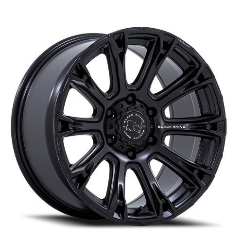 Black Rhino Br020 Diamondback Wheel 17x8.5 6x114.3 Matte Black 25mm - FREE T-SHIRT INCLUDED! | BR020MX17856425