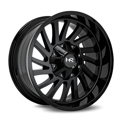 Hardrock Offroad H708 Overdrive Wheels Rims 20x9 8x165.1 Gloss Black 0mm | H708-209081000GB