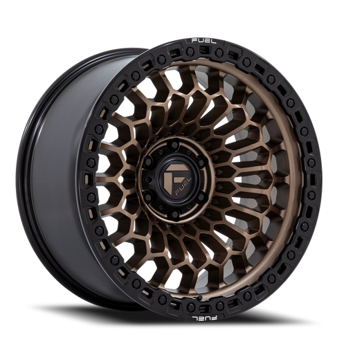 Fuel Fc870 Sinister Wheel 20x10 5x127 Matte Bronze w/ Matte Black Lip -18mm - FREE T-SHIRT INCLUDED! | FC870ZB20105018N