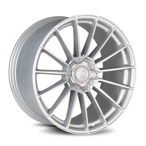 Curva Cff75 Wheels Rims 20x8.5 5x112 Silver Machined Face Satin Lacquer 32mm | CFF75-20851123266SMFS