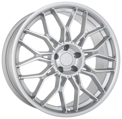 Big Baller Brand H156 Z08 Wheels Rims 20x9 Blank Custom Drilled Silver With Machined Face 20mm | H156-Z08-1554