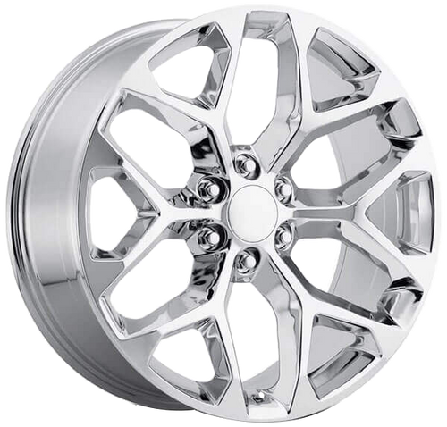 Replica 101 Wheels Rims 22x9 6x139.7 Chrome 24mm | 101CH-229060+24