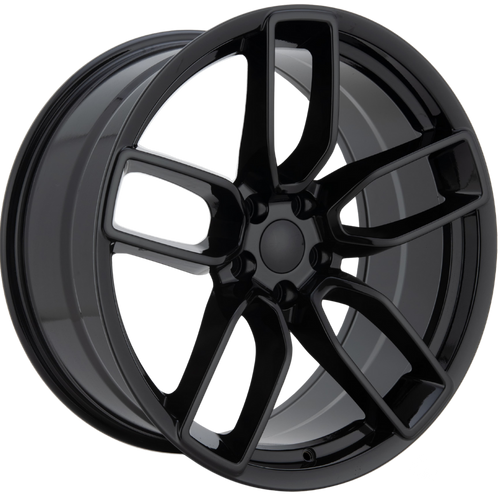 Replica 702 Wheels Rims 20x10 5x115 Gloss Black 22mm | 3-7021GB-210515+22