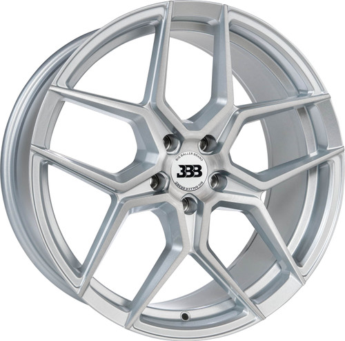 Big Baller Brand H158 Z05 Wheels Rims 18x8 5x120 Silver With Brushed Face 35mm | H158-Z05-1437