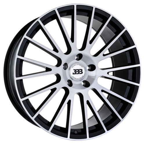 Big Baller Brand H177 Z04 Wheels Rims 20x9 5x114.3 Gloss Black With Brushed Face 35mm | H177-Z04-1382