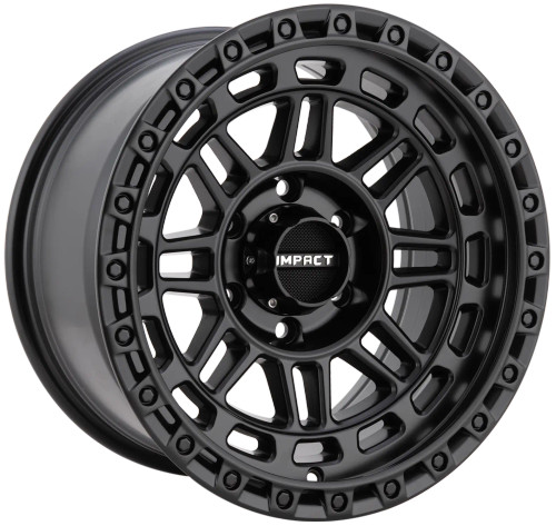 Impact Off-Road 8806 Wheel 17x9 5x127 Satin Black -12mm - FREE LUG NUTS INCLUDED!