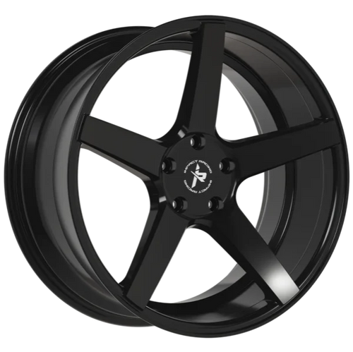 Impact Racing 504 Wheels Rims 18x8 5x114.3 Gloss Black Milled 40mm | 504GB-188512+40