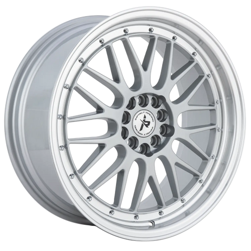 Impact Racing 505 Wheels Rims 18x8 5x100 5x114.3 Silver Machined Lip 38mm | 505SML-18814+38