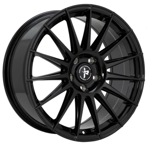 Impact Racing 506 Wheels Rims 18x8 5x105 5x114.3 Gloss Black Milled 38mm | 506GB-18819+38