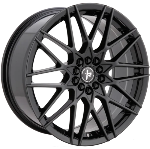Impact Racing 507 Wheels Rims 18x8 5x112 5x114.3 Gloss Black 38mm | 507GB-18858+38