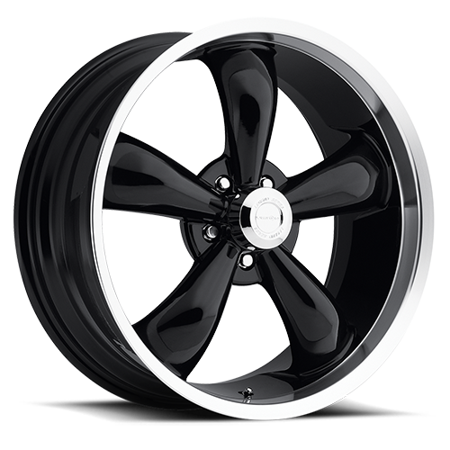 Vision Legend 5 142 Wheel 18x8.5 5x120.65 Gloss Black With Machined Lip -6mm | 142-8861GB-6