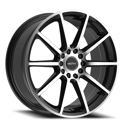 Motiv 431Mb Elicit Wheel 18x7.5 5x100 & 5x110 Black Machined 40mm | 431MB-8752040