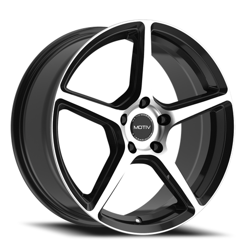 Motiv 433Mb Blade Wheel 16x7.5 5x114.3 Black Machined 40mm | 433MB-6756540
