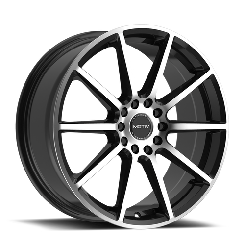 Motiv 431Mb Elicit Wheels Rims 17x7.5 5x112 5x114.3 Black Machined 40mm | 431MB-7755940