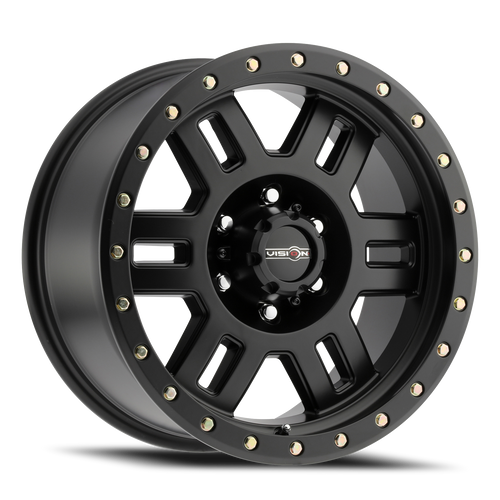 Vision Manx 398 Wheel 16x8 6x139.7 Matte Black 0mm | 398-6883MB0