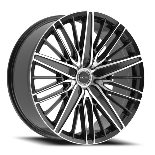 Motiv 443Mb Wheel 22x9 5x115 & 5x120 Gloss Black Machined 15mm | 443MB-2295515